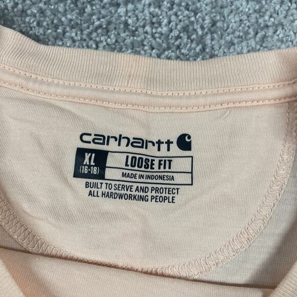 Carhartt T Shirt Womens Extra Large Loose Cotton Tencel Soft Breathable - Picture 3 of 10